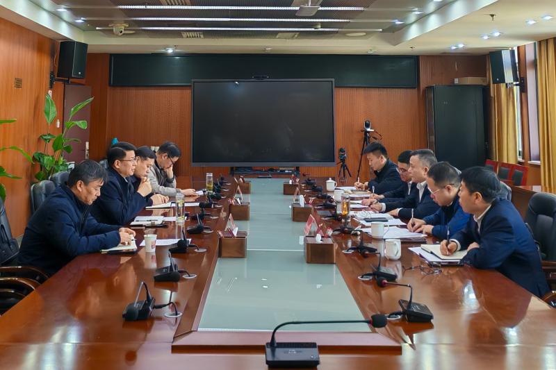 汪万勋拜访安徽省肥西县县长王新华